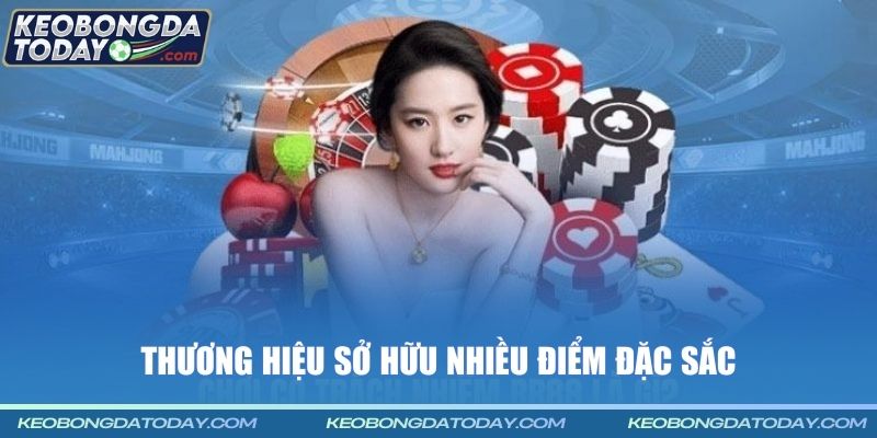 Thương hiệu sở hữu nhiều điểm đặc sắc