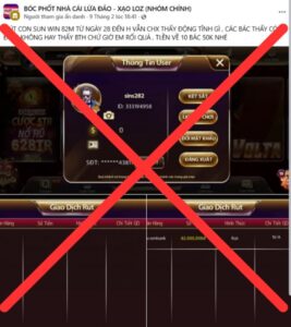 Phanh Phui Chiêu Trò Chơi Xấu Giữa Sunwin, Go88, Rikvip, Hitclub, B52club Và 789club